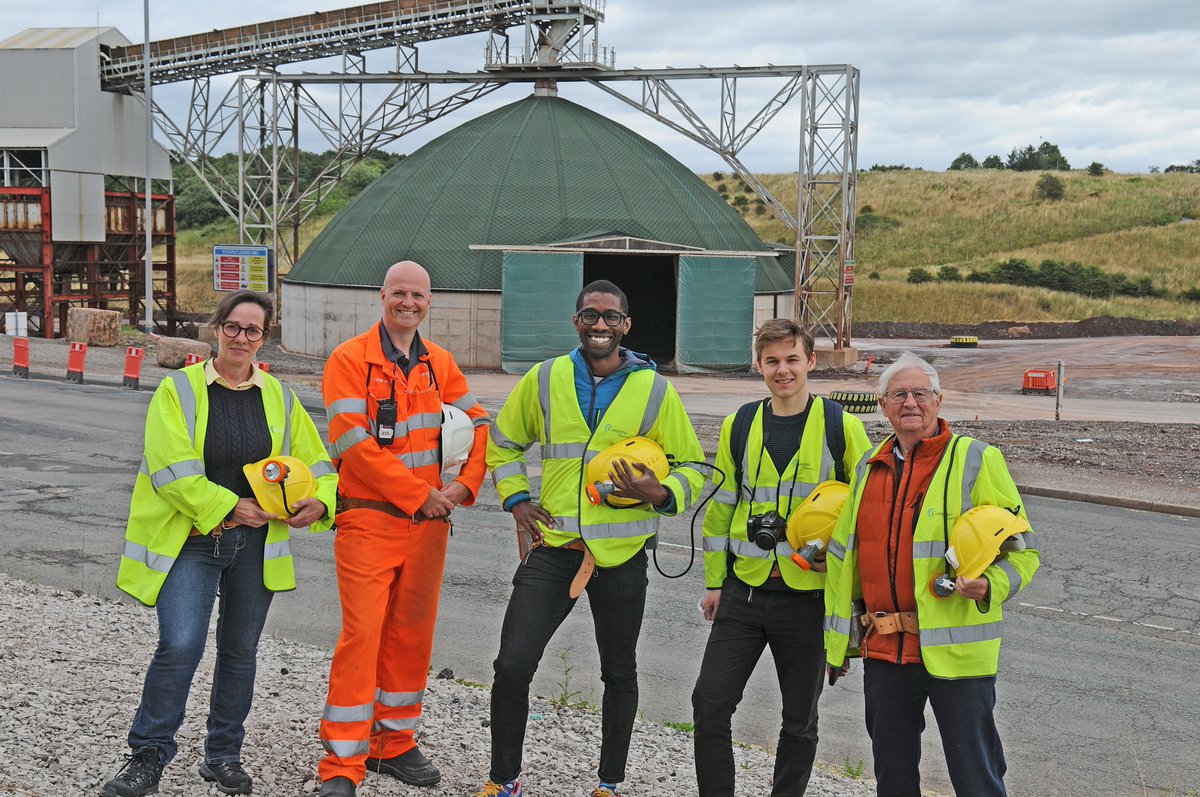 LSWTrust's tweet image. LSW staff and Trust join top UK salt scientist, Professor Chris Jackson for a tour of Compass Mineral Salt Mine in Winsford with Commercial Director, Chris Heywood.