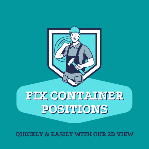 baplieviewer's tweet photo. Have you ever recieved a BAPLIE file with dreaded invalid container positions? 😱 If you upload the file to your TOS, you'll get holes in your stowage 🤦 Now you can easily correct those positions within our 2D view in a few simple clicks! 🙌 Check it out! https://t.co/tzD8PkRyEK https://t.co/6rWWBvjjxj