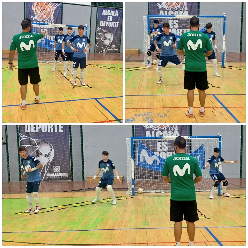 ⚙️ Los #porteros de la <a href="/AcademiaInterFS/">La Academia Movistar Inter F.S.</a> Ⓜ️ ya hacen trabajo específico a las órdenes de <a href="/Salva15r/">Salva Rodríguez</a>.

🔜 Pronto TÚ también podrás ser el protagonista 👐🥅😎

#AlcalaDeHenares #Formación #Tecnificación #FutbolSala