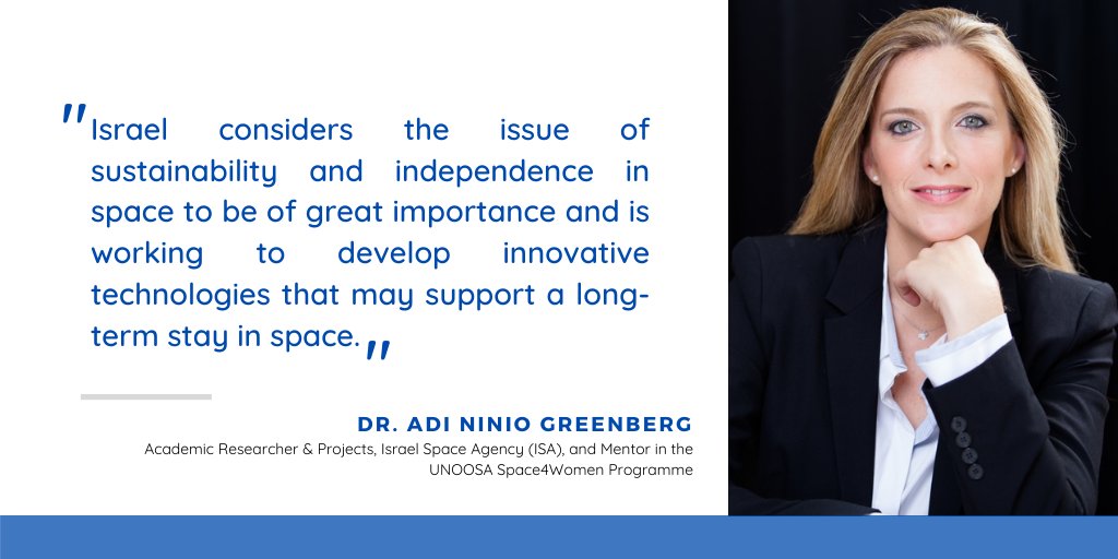 ILMissionVienna's tweet photo. Today, @Adi_NG_AllSpace, Researcher and Mentor in the @Space4WomenOOSA Programme, addressed the member States of UNOOSA during the 64th session of #COPUOS about the topic of #innovation in space, where #Israel tries to thrive and contribute ๐๐ฎ๐ฑ https://t.co/lEKI6z8L6D
