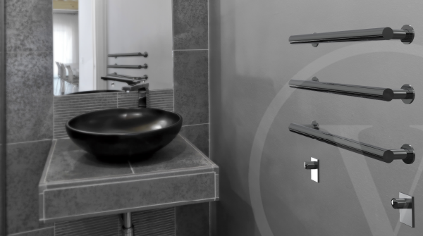 vogueukltd's tweet photo. The new FloBar has plumbing details that are hidden from view within the bathroom wall, making the heated towel bars the primary design feature. 

#NewProduct #FloBar #InteriorDesign #BathroomDecor https://t.co/N8gsphnRWz