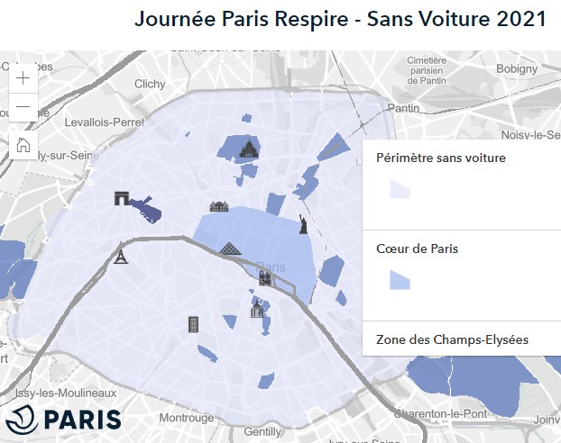 PARIS DATA - Paris Respire - Journée sans voiture - Dimanche 19/09/2021 - Les périmètres réservés aux mobilités non polluantes sont accessibles en #OpenData parisdata.opendatasoft.com/explore/datase… et sur Paris.fr paris.fr/pages/journee-…