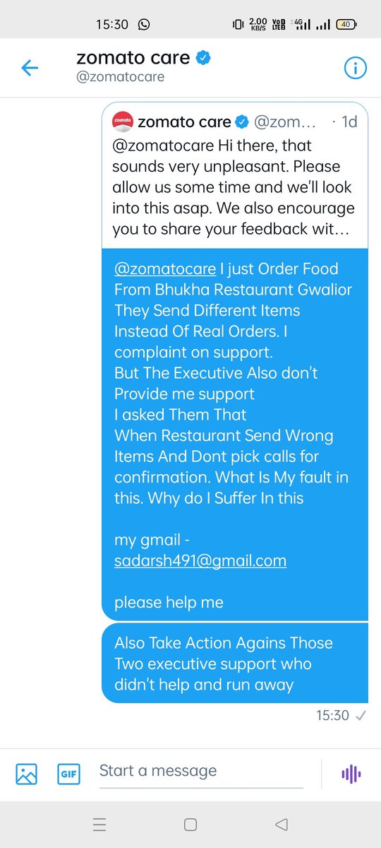 Vikram67659232's tweet photo. @zomato Please Help me..Zomato Did A Fraud With Me...By Not Sending My Correct Order...And Not Even Taking Action against The Restaurants...@zomato @PMOIndia @DelhiPolice

#zomato_fraud
#switch_to_swiggy
#zomatofraud https://t.co/uSbvJ8inpY