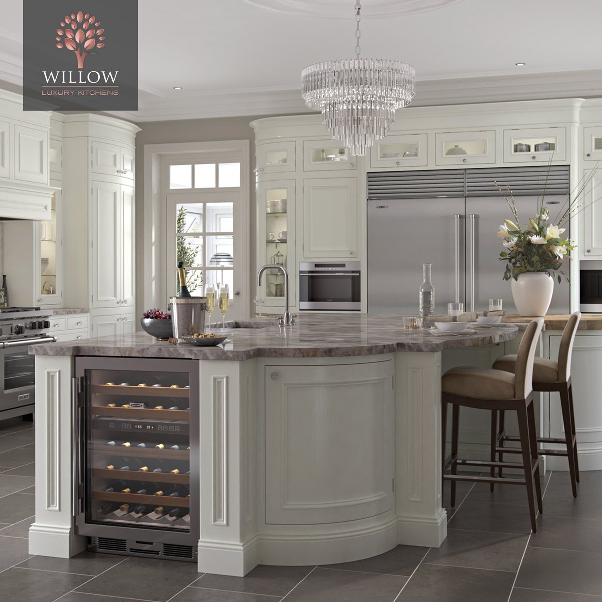 THE WILLOW CHARLOTTE KITCHEN...

A quintessential example of truly 'grand' design, the Charlotte kitchen is accompanied by an exclusive collection of accessories, all created to reflect its elegant nature.

#kitchenshowroom #bespokefurniture #bespokekitchens #designerkitchens