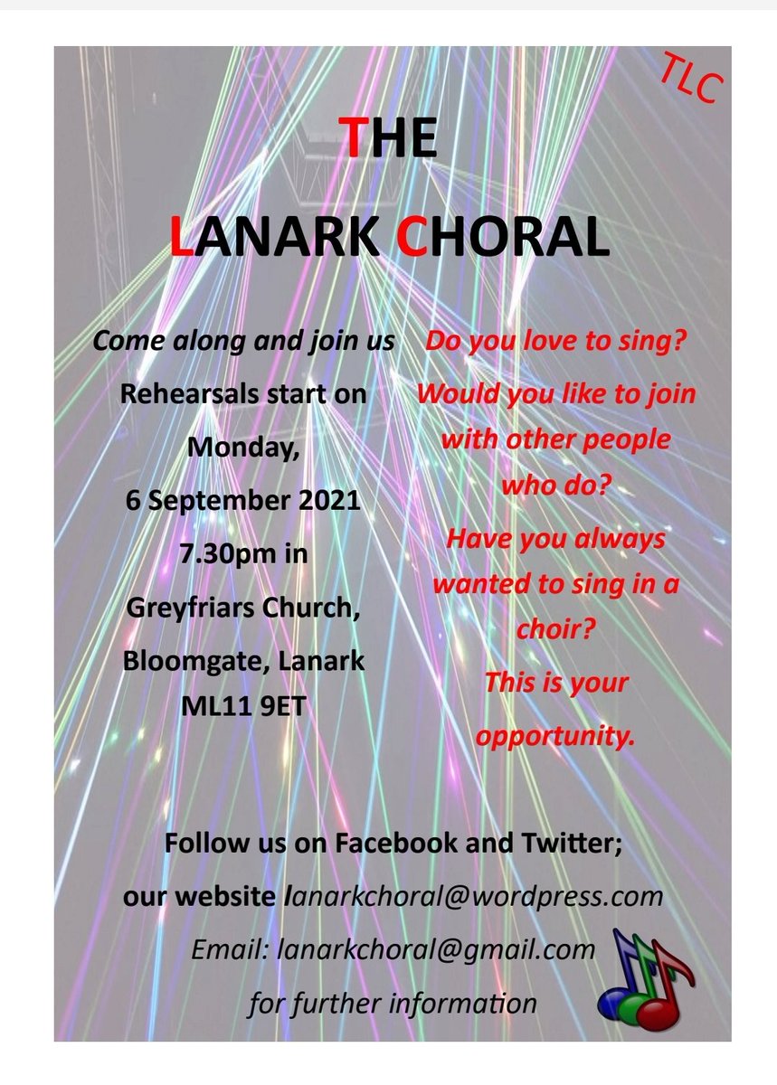 The Lanark Choral (@singlanark) on Twitter photo 