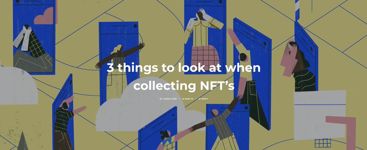 tasteminty's tweet image. 3 things to look at when collecting NFT’s. 
Read our new #blog for collecting #NFTs, with @ASCIIPunksNFT, @artblocks_io or @colorverse_NFT

tasteminty.com/page/2021/08/3…

#nftart #nftcollector
