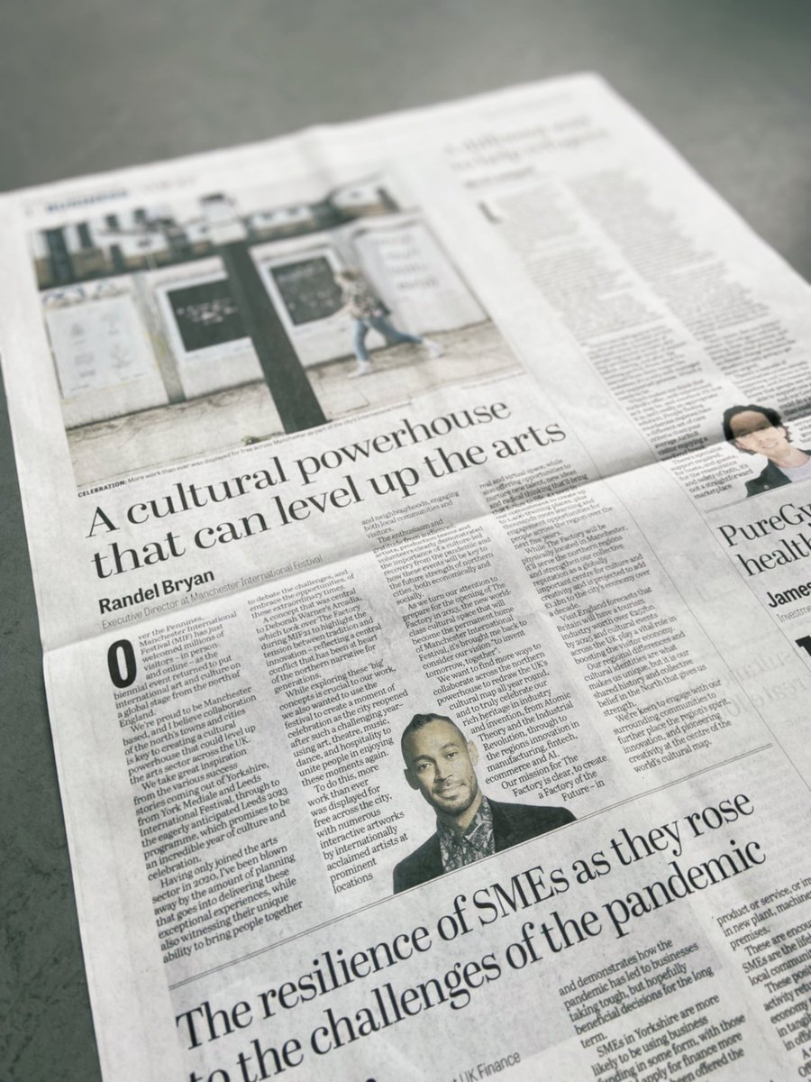 Petal & Co. (@petaltweets) on Twitter photo A cultural powerhouse that can level up the arts. @MIFestival’s exec director <a href="/randelbryan/">Randel Bryan</a> on why collaboration of the north’s towns and cities is key to levelling up the UK’s arts sector <a href="/yorkshirepost/">The Yorkshire Post</a>. A cultural powerhouse that can level up the arts. @MIFestival’s exec director <a href="/randelbryan/">Randel Bryan</a> on why collaboration of the north’s towns and cities is key to levelling up the UK’s arts sector <a href="/yorkshirepost/">The Yorkshire Post</a>.