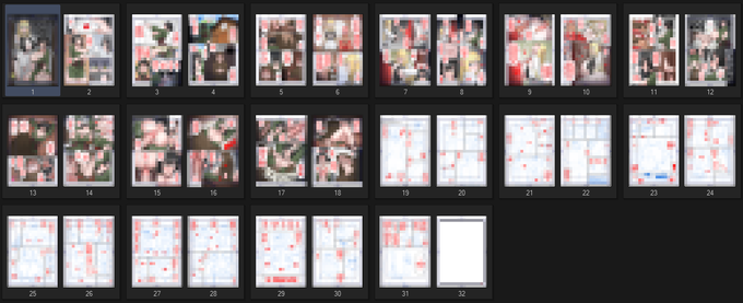 [DOUJIN UPDATE]

I'm finally done with the rest of the manuscript! (Last page is covered for various reasons) And also a panel of Alma.

Will take a break, do a few comms, then will get back to it 🙏 