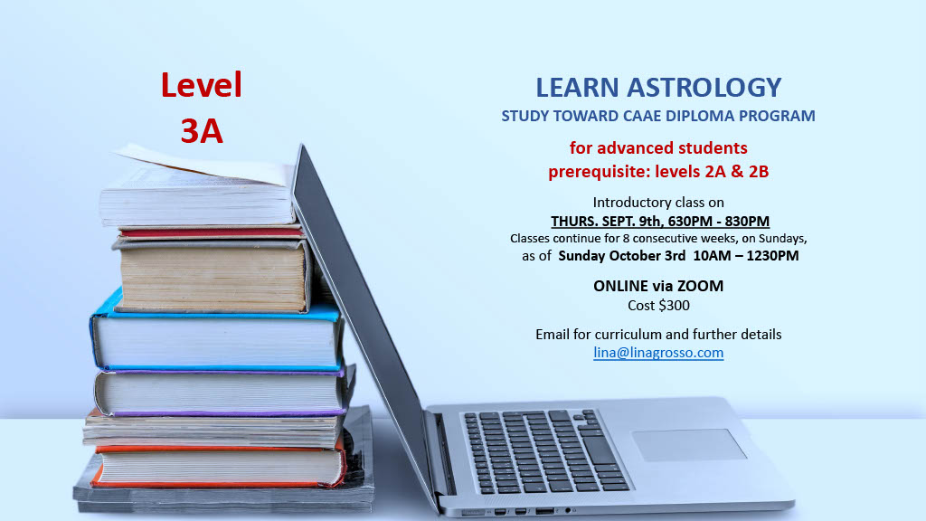 Advanced level astrology courses leading to a diploma beginning soon. Contact Lina for more information! #TheCAAE #AstrologyStudents #AstrologyDiploma #zodiac #astrology #AdvancedAstrology