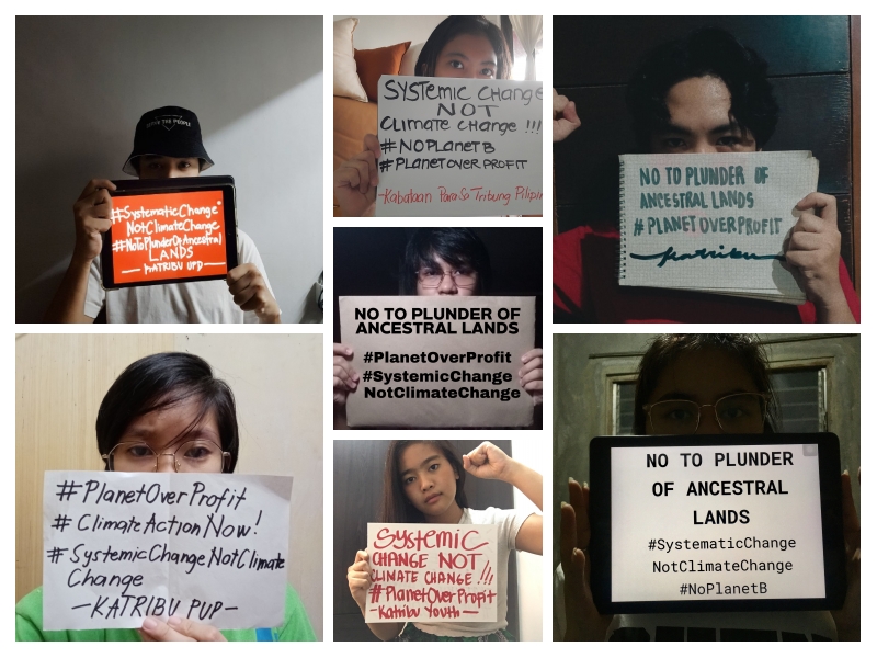 We are KATRIBU and we're joining UP One Earth’s online protest to demand urgency and accountability from the Philippine Government on their actions towards the climate crisis! 🌎

#UPOECodeRed 
#NoPlanetB 
#PlanetOverProfit 
#ClimateActionNow 
#SystemicChangeNotClimateChange