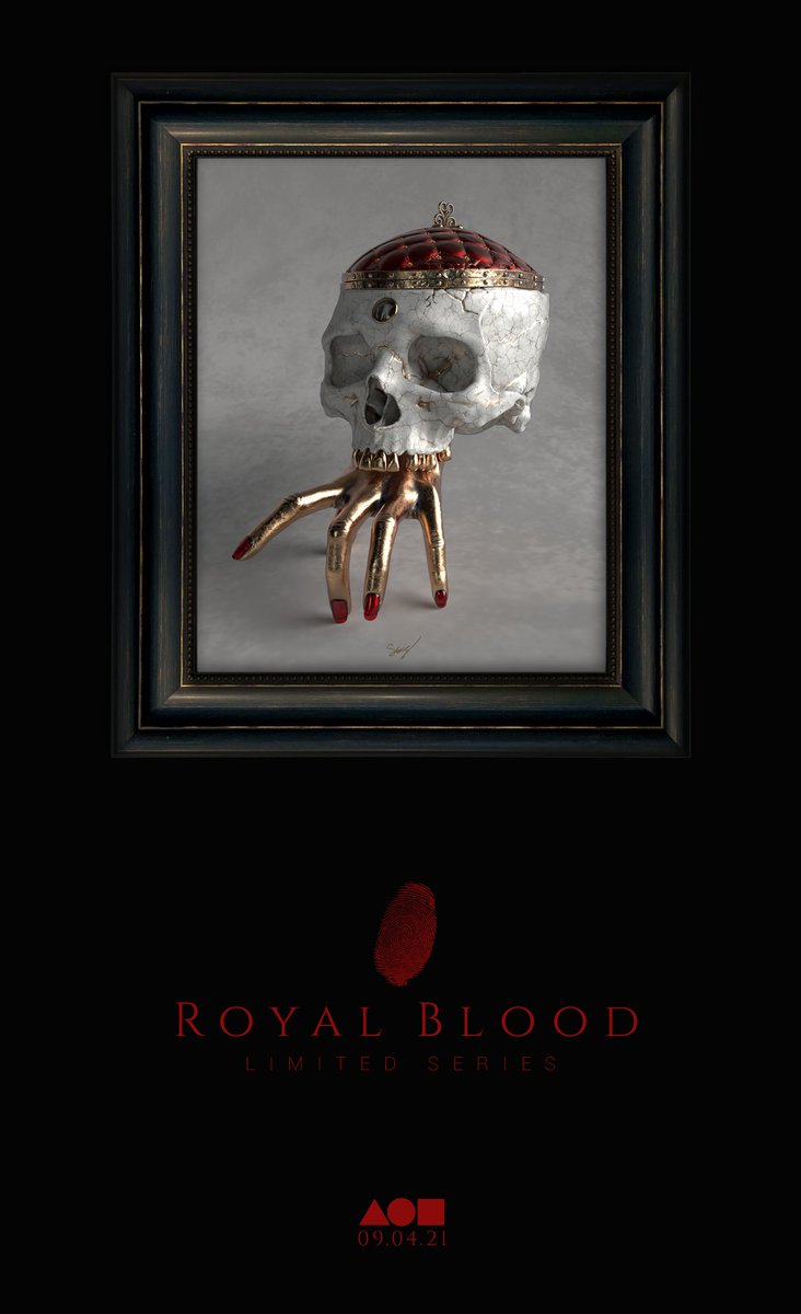 strss893's tweet photo. I've got something special and rare here.
"Royal Blood" is a highly detailed limited edition NFT series. Only 3 unique artwork united by one style.  The first part 09.04.21 on @withFND 
#nft #cryptoart #nftartist #NFTcollection #strss893 #3dart https://t.co/ZKd0JjEshz