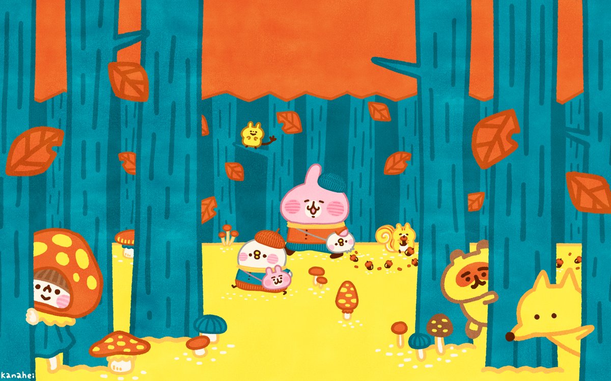 カナヘイ モスバーガーコラボ中 Autumn