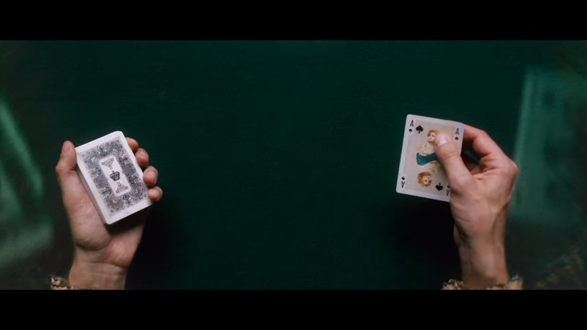 Gomenscripts's tweet image. [The first card is flipped. It has a picture of a baby on it, with a blue blanket]