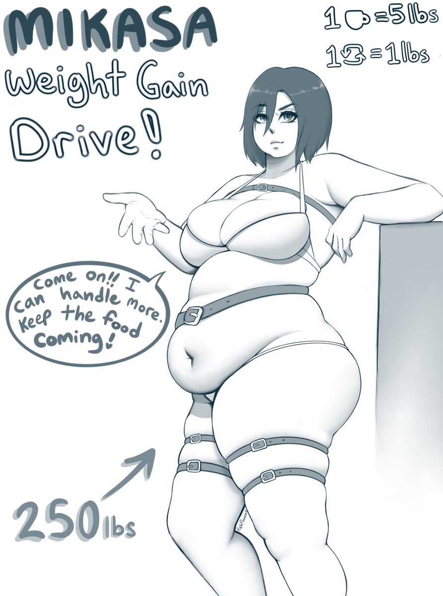 FishFlavored's tweet photo. Mikasa Weight Gain Drive (Still Active)
250/400lbs
Will update again if she hits 325lbs!
https://t.co/mRs2x4zS6K
https://t.co/WyWL8q2j3J https://t.co/9n6xMfbBxb