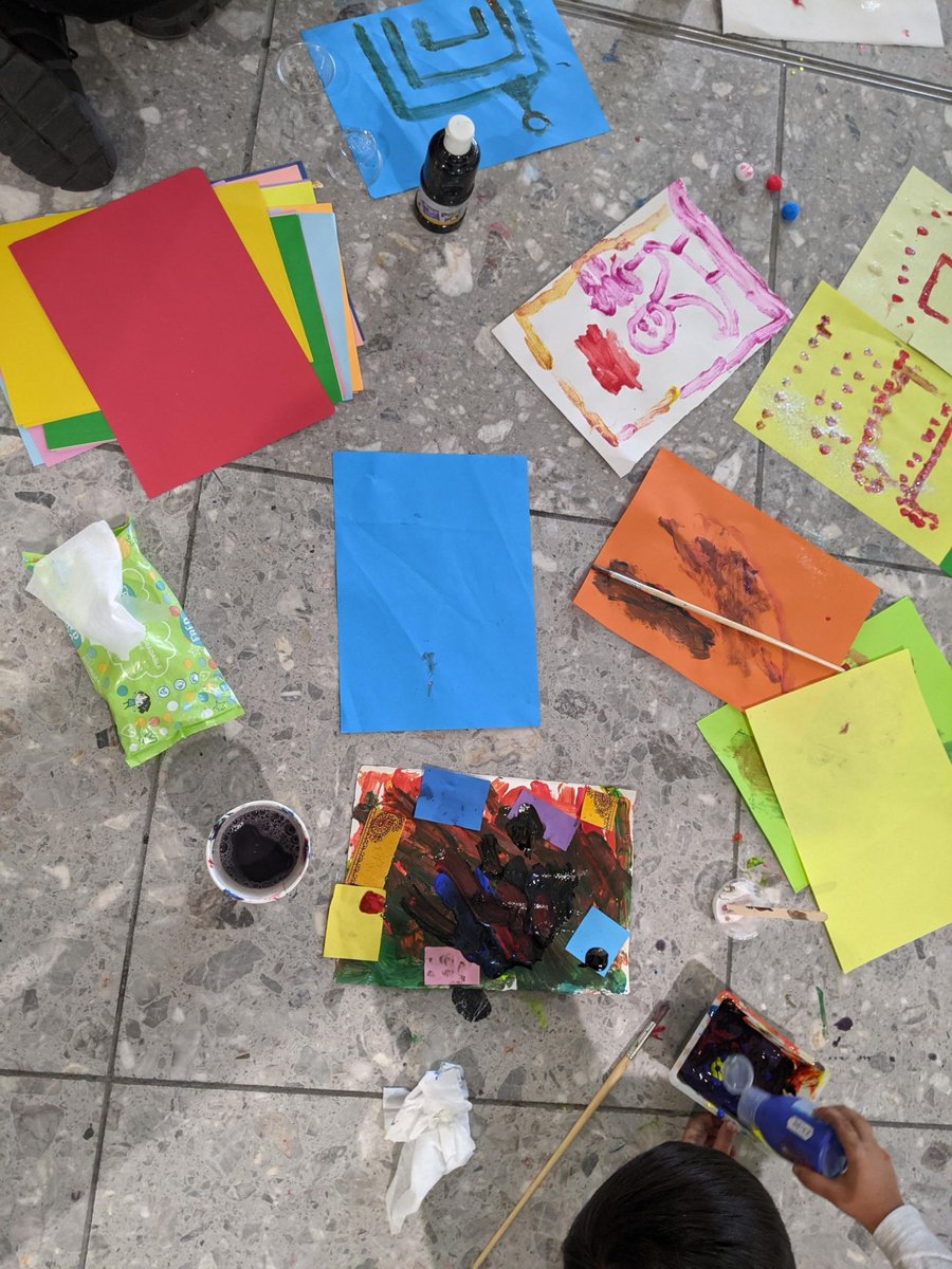 CNWLNHS's tweet photo. CNWL staff were part of the team meeting refugees from Afghanistan at Heathrow airport last week. They offered health checks, provided covid testing, mental health screenings &amp; art therapy for the children. Read more here: https://t.co/ChbfBLPHdA https://t.co/qI4h0vZat3