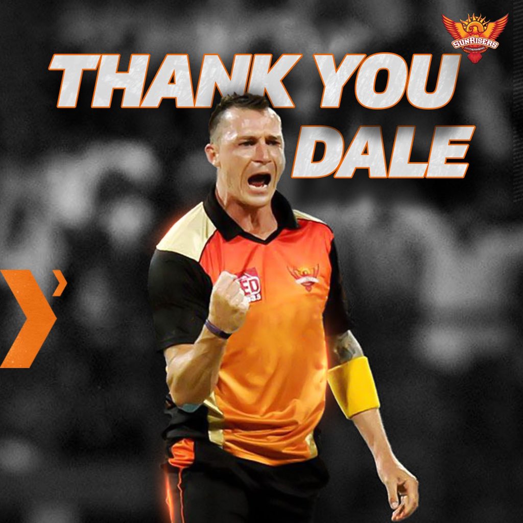 SunRisers's tweet photo. 1️⃣7️⃣ years 🗓️
6️⃣0️⃣0️⃣+ wickets 🔥
1️⃣ Steyn gun 🔫

Thanks for countless memories, @DaleSteyn62 🧡 https://t.co/YoIJtVf1dy