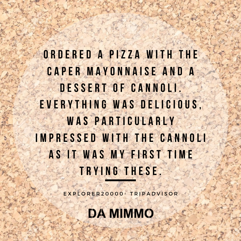 DaMimmoDublin's tweet photo. You just can't beat our delicious Cannoli 😍 😋

Thank you so much for leaving us a review, we love to read them!! ❤️

#reviews #tripadvisor #googlereviews #thankyou #damimmo #takeaway #collection #pizza #pasta#damimmoDublin #ItalianDining #italiancuisine https://t.co/EG8Y2qo7nL