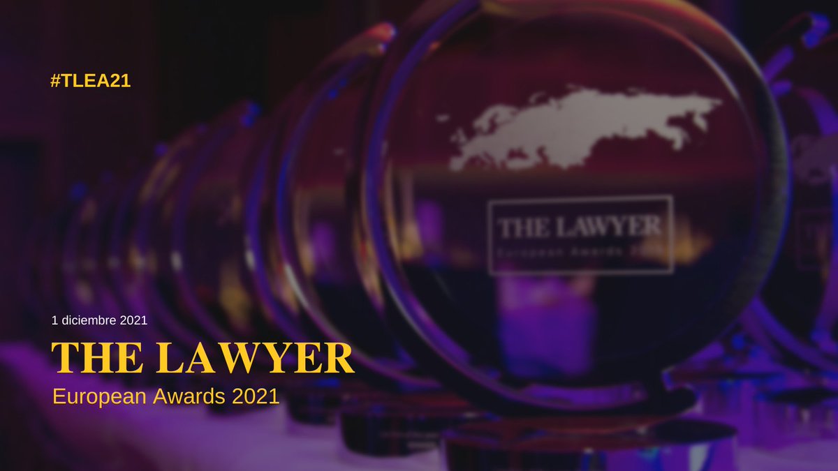 📰La publicación inglesa @TheLawyermag ha ampliado el plazo para participar en sus premios anuales, #TheLawyerAwards.

📅Fecha límite: 17 de septiembre

Entre todas las categorías están las de LAW FIRM OF THE YEAR – IBERIA.

Más info👉🏼lnkd.in/dqpYkMT8

#awards #legalawards