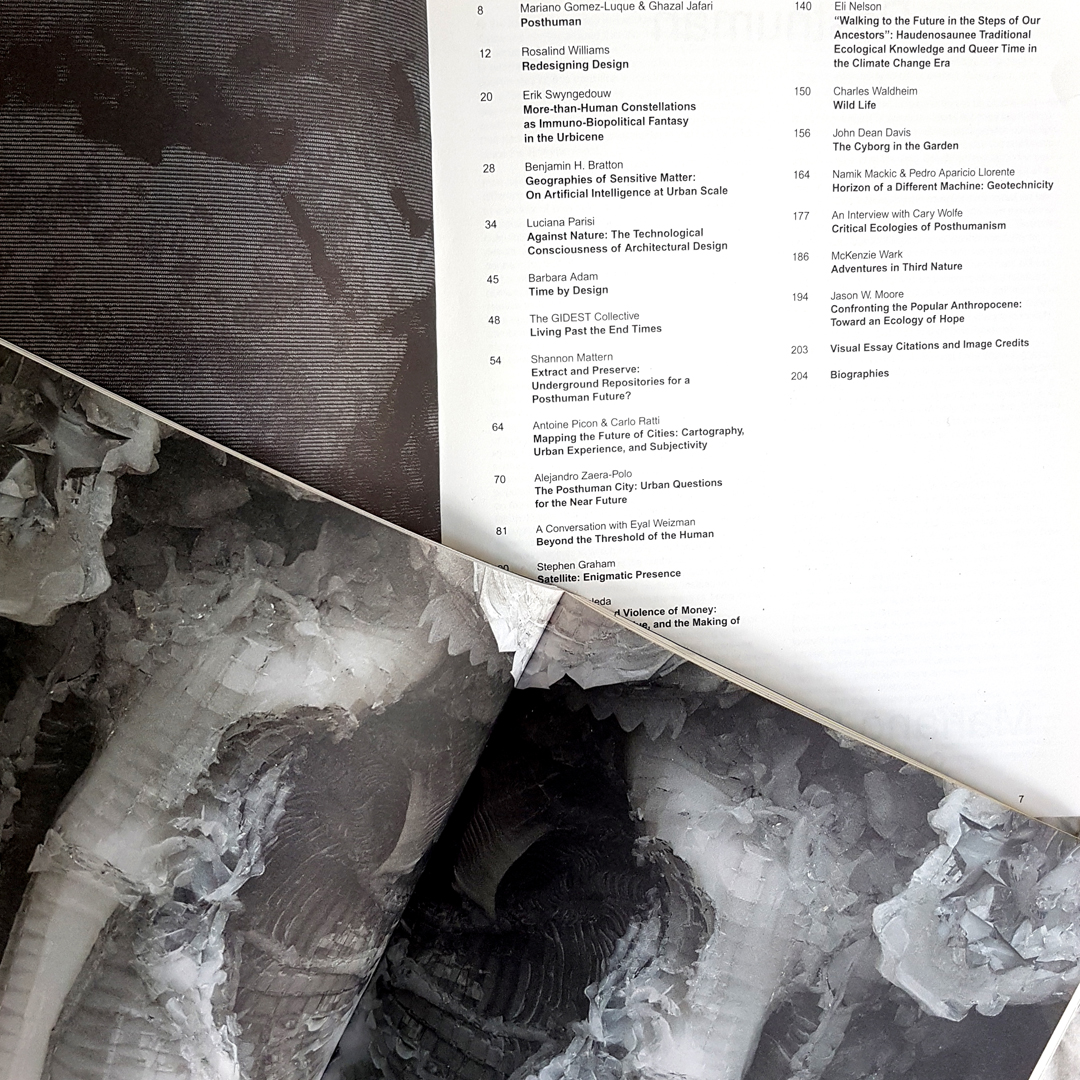 actar_publisher's tweet image. #New #Geographies 09: Posthuman
by @____MGL____ &amp;amp; 
@ghazal_jafari signals a historical condition in which the coordinates of #human #existence on the planet are #altered by profound technological, ecological, bio-political, and spatial #transformations.

actar.com/product/new-ge…