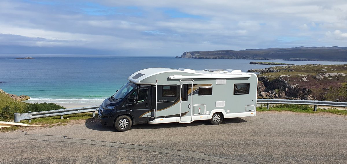 _LivingKitchens's tweet photo. @candmclub our first trip away in our new Bailey motor home. Scotland route 500, highly recommended the trip. Views and campsites were amazing. Stayed with the caravan and motor home club sites. https://t.co/zVk3EtFQbP