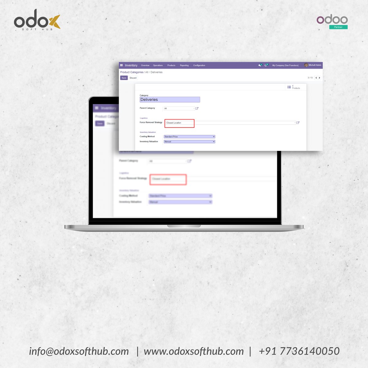 Odoxsofthub's tweet image. New updation in Odoo Inventory module. Odoo added a new feature in Odoo Inventory that can now help you pick your products from the nearest stock location. 
Discover Odoo guide to help you use and configure the platform. 

#odoo #odooexperience2021 #odooimplementation #odooerp