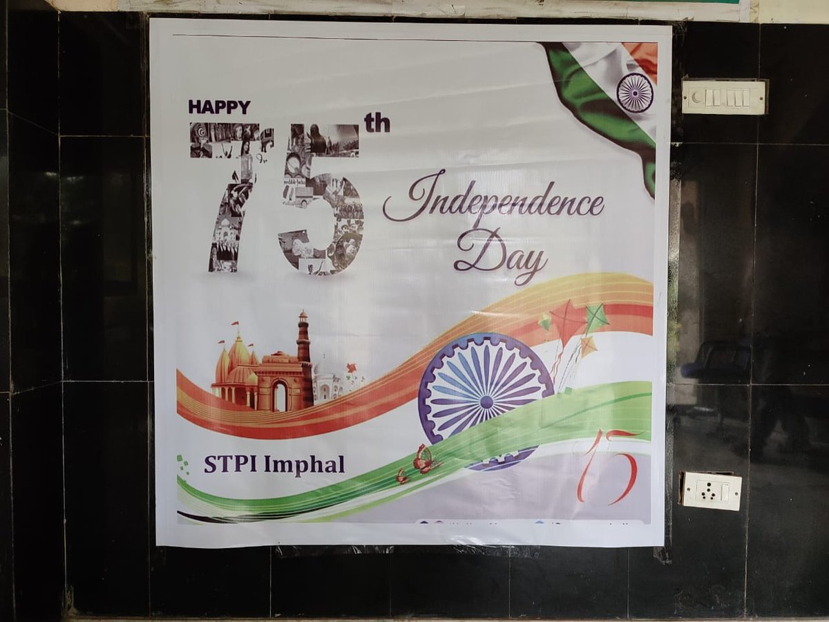 ImphalStpi's tweet photo. Retrospection: The 75th Independence day of India was celebrated at STPI Imphal center, Manipur #STPIINDIA #STPIGuwahati #STPIImphal 
#AzadiKaAmritMahotsav #IndependenceDay2021 #IndependenceDayIndia @Omkar_Raii @mrpkdas https://t.co/19254SojfA
