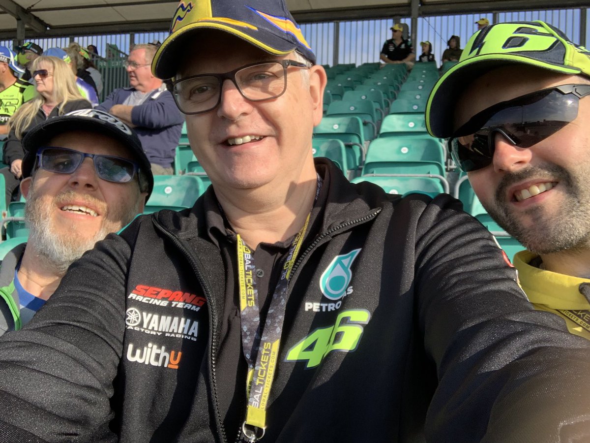 nickjfranklin's tweet photo. At Silverstone on Sunday for MotoGP - Last ever race at Silverstone for VR46, end of an era! https://t.co/ek3QnM2QFR