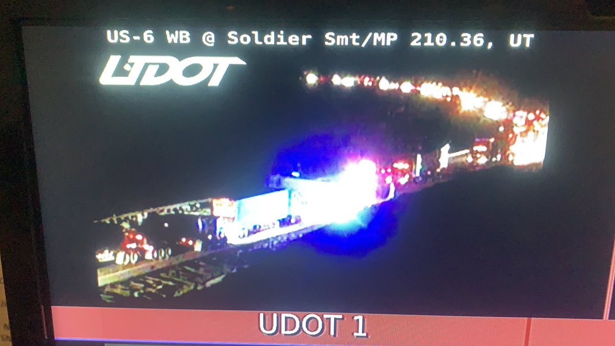 TRAFFIC ALERT: HWY 6 is closed both directions due to a crash at Soldier Summit. Vehicles stuck in both directions. I’ve got several alt routes for you on <a href="/KSL5TV/">KSL 5 TV</a> Today