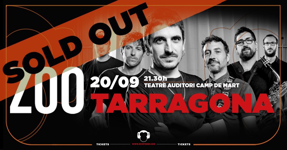 ZOO on Twitter "TARRAGONA. SOLD OUT.…
