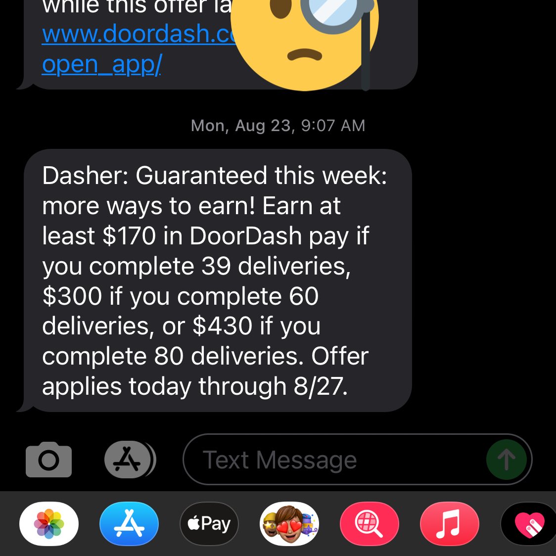 TrueRue313's tweet photo. @DoorDashDrivers Where’s the “guaranteed this week” bonuses at? Are y’all scamming??? I definitely did over 60 deliveries where’s my money ?@DoorDashDrivers @DoorDash @DoorDash_Help https://t.co/gdk1UcZGrz