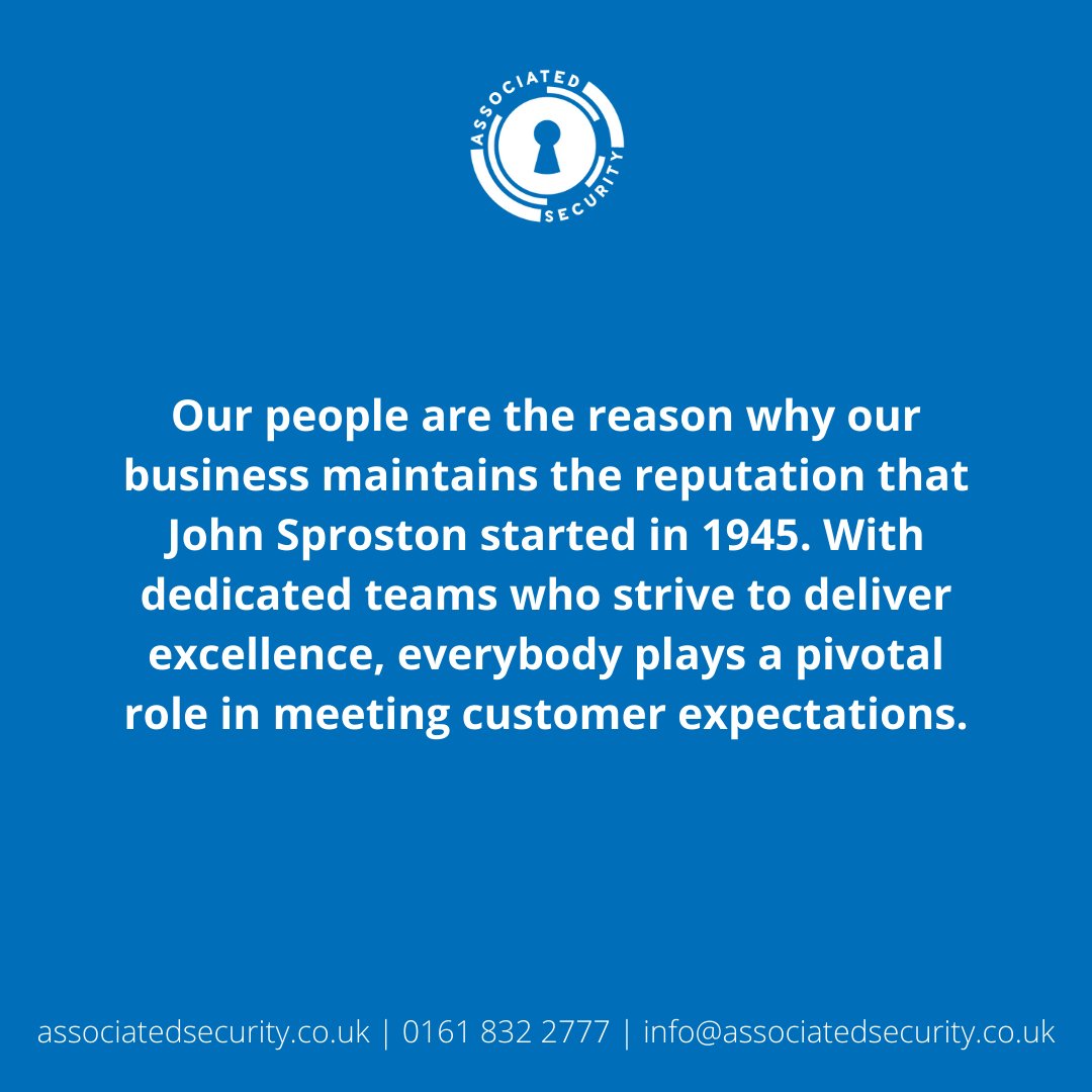 ASecOnline's tweet photo. Most of OUR PEOPLE have been in the company for many years. Within that time, we had some great career stories that we will be sharing with you all very soon. We want to celebrate our talents and also let you get to know who they are!
#associatedsecuritysolutios https://t.co/1fbnRPPwmE