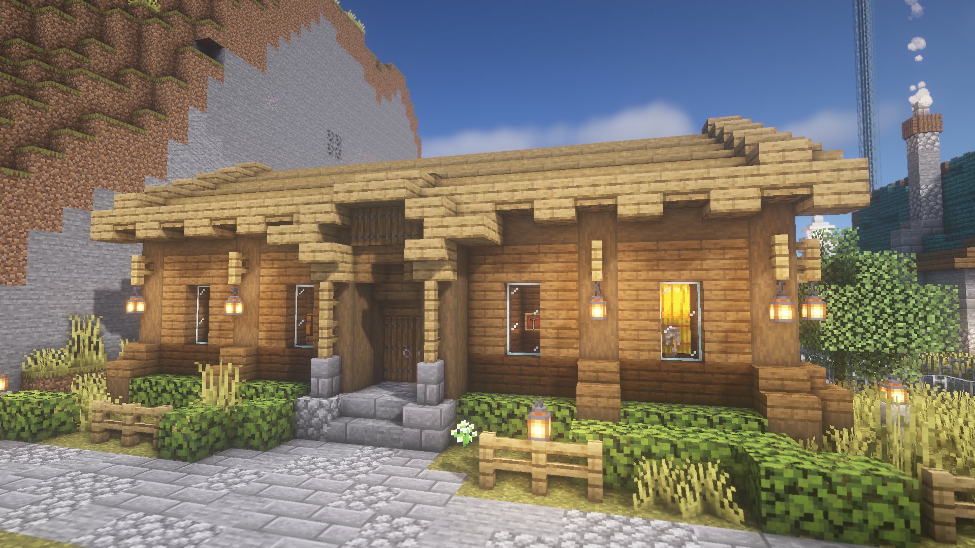 宝条みちる Minecraft Rt 3aashira 26 武器屋さんつくりました マイクラ建築 マイクラサバイバル T Co 6itkxeovpm Twitter