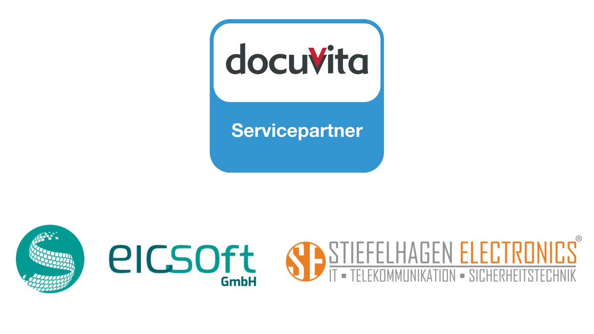 docuvita_DMS's tweet photo. Der Partnertag am 24.09. in Eisenach rückt immer näher und wir freuen uns schon sehr darauf – so auch über das Wachstum unseres Partner-Netzwerks: 
Herzlich Willkommen #eicsoft und #Stiefelhagen Electronics!
#docuvita #partnertag #servicepartner #partners #partnernetwork #dms https://t.co/b7d540Apw2