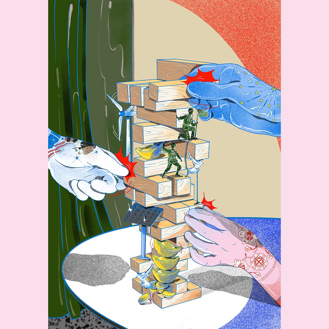 beyapanicha's tweet photo. Illustration for NOEMA ISSUE No2, SUMMER 2021
Article “In Pursuit Of Global Equilibrium” written by Parag Khanna.
Love to work for @NoemaMag and Thank you @faridaamar for nice cooperation:)
#noemamagazine #politicalillustration #globalequilibrium #jenka #illustration https://t.co/WWayZadCE0