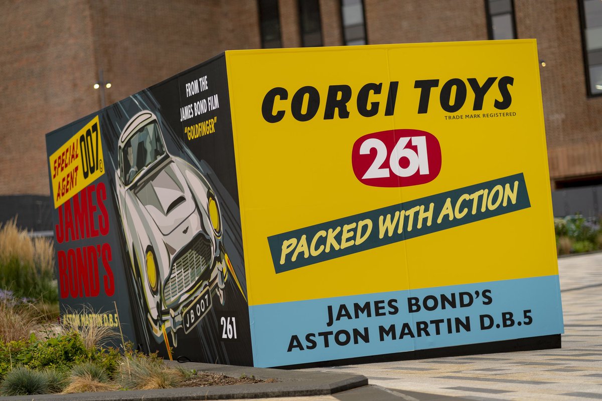 To celebrate the return of <a href="/007/">James Bond</a>’s iconic DB5 to the big screen, we unveiled a full-size replica of the original 1965 Corgi DB5 model at the <a href="/BatterseaPwrStn/">Battersea Power Station</a> today.

#AstonMartin #LicenceToThrill #NoTimeToDie