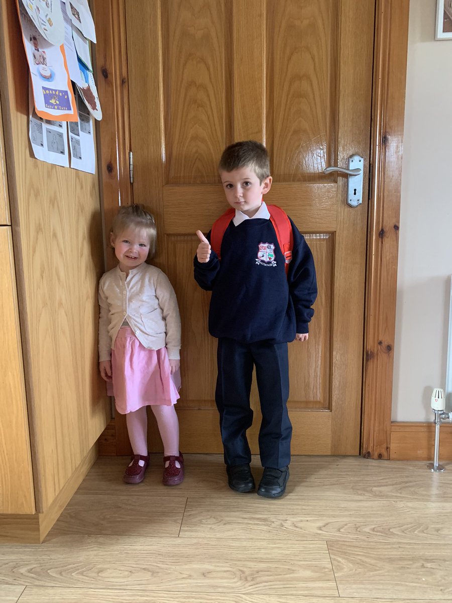 Bridget61244839's tweet photo. How did this happen, my baby boy started primary school. Kevin’s 1st day and he had a blast 💙 https://t.co/7U4BUiSS0y