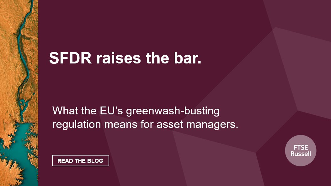 Earlier this summer the EU's Sustainable Finance Disclosure Regulation (SFDR), mandated that larger financial firms begin disclosing the social and environmental impact their of investments. But how to measure these impacts? Read our blog >>>>> bit.ly/37QADKz