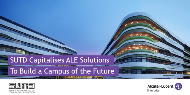 PallasMan's tweet photo. SUTD capitalises on @ALUEnterprise solutions to build a Campus of the Future. Discover the success story. #EduTech #WhereEverythingConnects https://t.co/gqB6IEZZHD https://t.co/1vvi6Ya0Ta