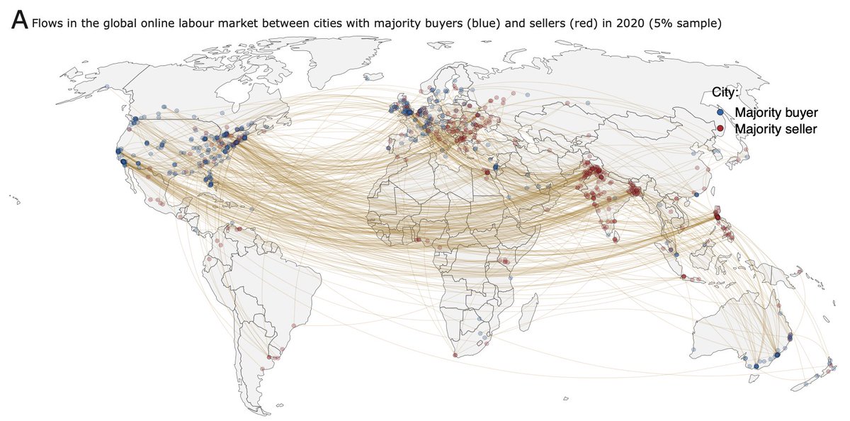 Future of Real Estate Initative (@oxfordfore) on Twitter photo NEW WORKING PAPER: 'The polarisation of remote work' (Full paper: osf.io/preprints/soca…)
In a project with <a href="/fabian_stephany/">Fabian Stephany</a>, Ole Teutloff, <a href="/ottokassi/">Otto Kässi</a>, <a href="/geoplace/">Mark Graham 🌃✨</a> & <a href="/ViliLe/">Vili Lehdonvirta</a> from the <a href="/oiioxford/">Oxford Internet Institute</a>, our Research Fellow @FBraesemann shows that remote jobs are pulled to urban centres. NEW WORKING PAPER: 'The polarisation of remote work' (Full paper: osf.io/preprints/soca…)
In a project with <a href="/fabian_stephany/">Fabian Stephany</a>, Ole Teutloff, <a href="/ottokassi/">Otto Kässi</a>, <a href="/geoplace/">Mark Graham 🌃✨</a> & <a href="/ViliLe/">Vili Lehdonvirta</a> from the <a href="/oiioxford/">Oxford Internet Institute</a>, our Research Fellow @FBraesemann shows that remote jobs are pulled to urban centres.