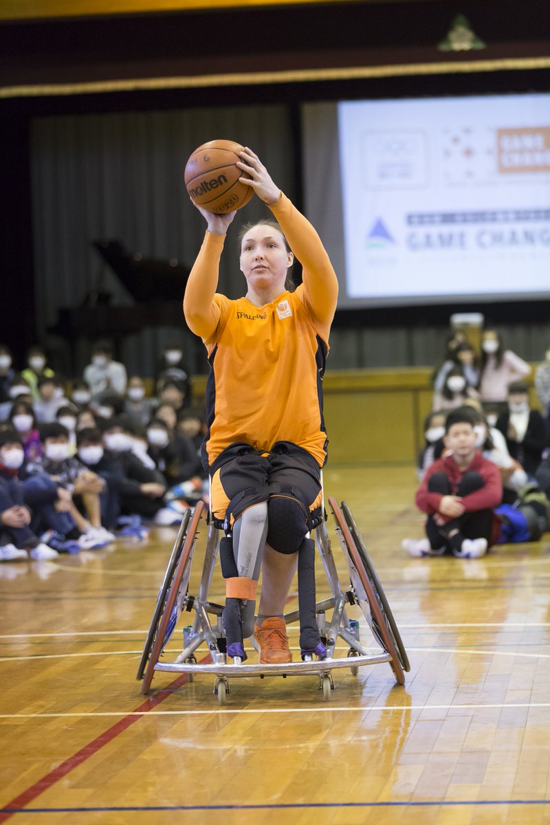 車いすバスケットボール女子、日本対オランダ試合中！注目のNO9ボー