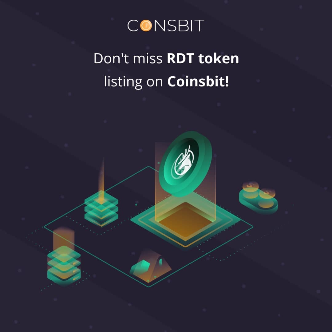 Reindeer Token (@tokenreindeer) on Twitter photo 🔥 Don't miss RDT token listing on Coinsbit! 🔥
💥 Dear users, we are glad to announce that RDT (reindeertoken.com) token will be available on Coinsbit (coinsbit.io) on 01.09.2021! 🔥 Don't miss RDT token listing on Coinsbit! 🔥
💥 Dear users, we are glad to announce that RDT (reindeertoken.com) token will be available on Coinsbit (coinsbit.io) on 01.09.2021!