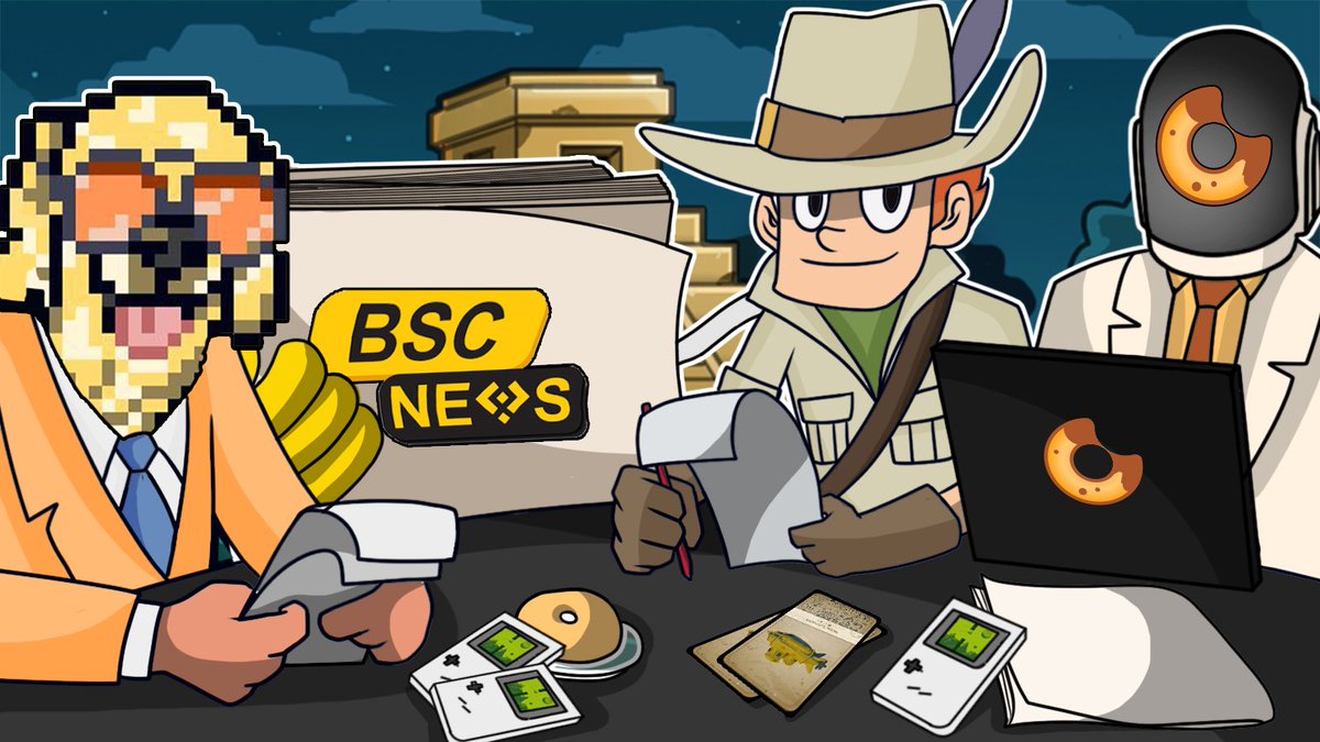 BSCNews's tweet photo. What if an #NFT was more than a JPEG?

@AlchemyToys presents #GameAce - the #NFT playable as a video game!

When: Sept. 6th, 7:00am UTC
Where: @bakery_swap

As the proud sponsor, BSC News will #Airdrop 10 game cartridges:

- Like &amp; RT
- https://t.co/wtEGaXv3Uu

#BSC @TheDoggyCoin https://t.co/THB2u0SWzy