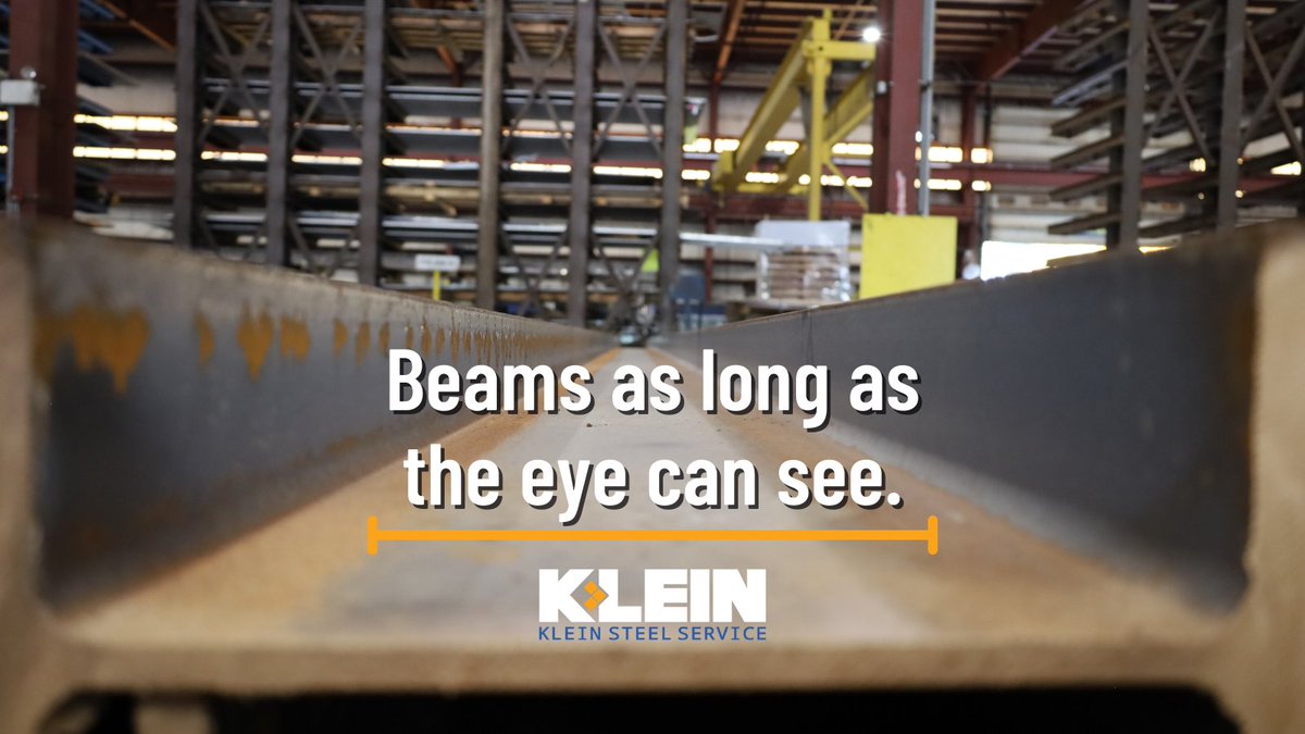 KleinSteel's tweet photo. Beams as long as the eye can see. Call us today for your structural steel needs!
#StructuralSteel #KleinSteelService https://t.co/xLB81YVCc8