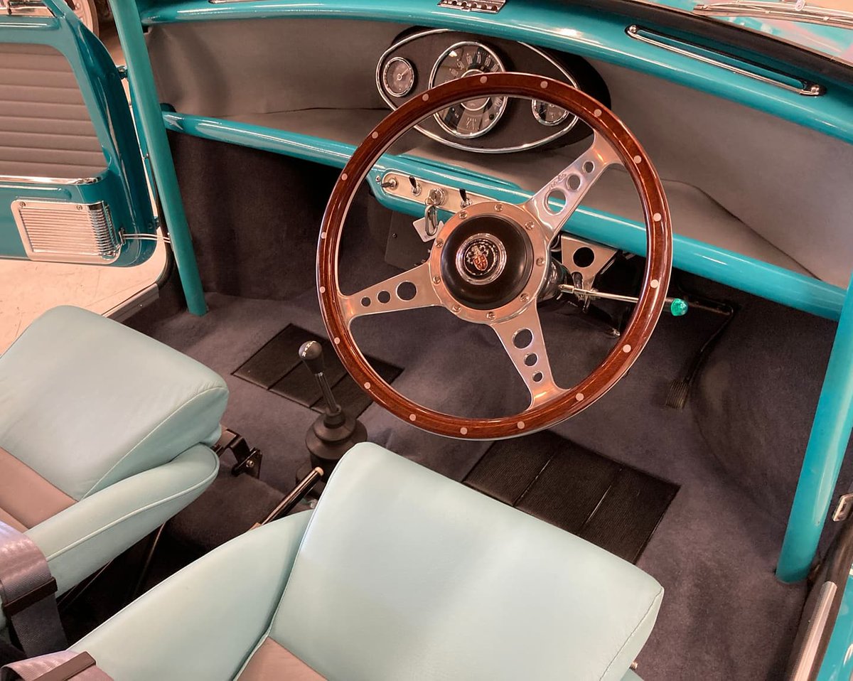 elecclassiccars's tweet image. All shined up and ready for the show. Come see this Tesla powered Mini up close at @FullyChargedShw in Farnborough this weekend. #mini #electricmini #classicmini #minicoopers #FullyChargedOUTSIDE