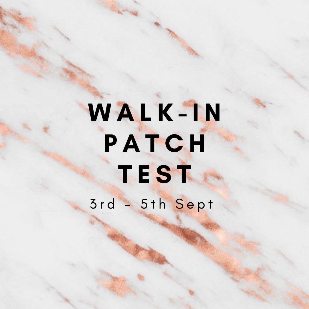 Walk-in Patch Testing this weekend!!! #hennabrows #browlamination #browtechnician