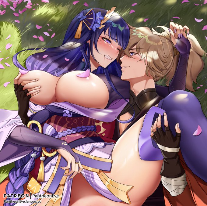 Raiden Shogun H-scene🌸

Full version/uncensored/variations⤵
https://t.co/ZXLfsAcJkV 