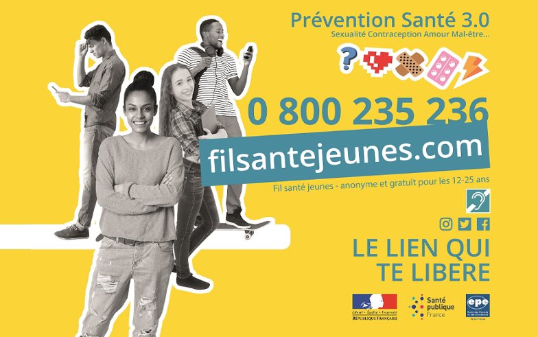 ☝🏾 | Une équipe aux compétences habitués à répondre à tes questions santé  (Santé, sexualité, amour, mal-être). 

👉🏾 https://www.filsantejeu nes.com 👈🏾

Il s’agit d’une plateforme téléphonique d’écoute 📲 sur le numéro vert Fil Santé Jeunes (0 800 235 236).