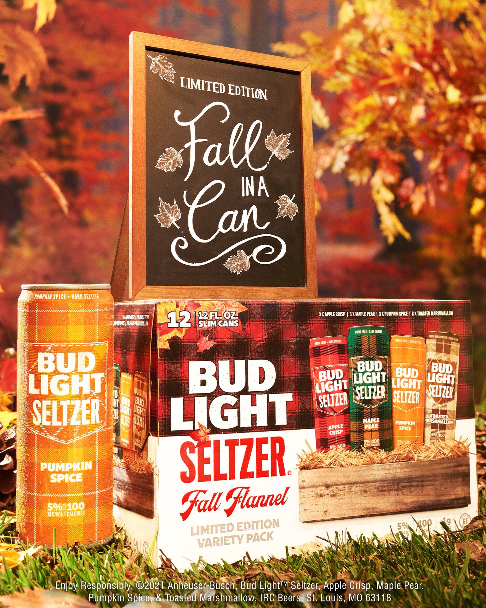 Bud Light on Twitter "Introducing the Bud Light Seltzer Fall Flannel