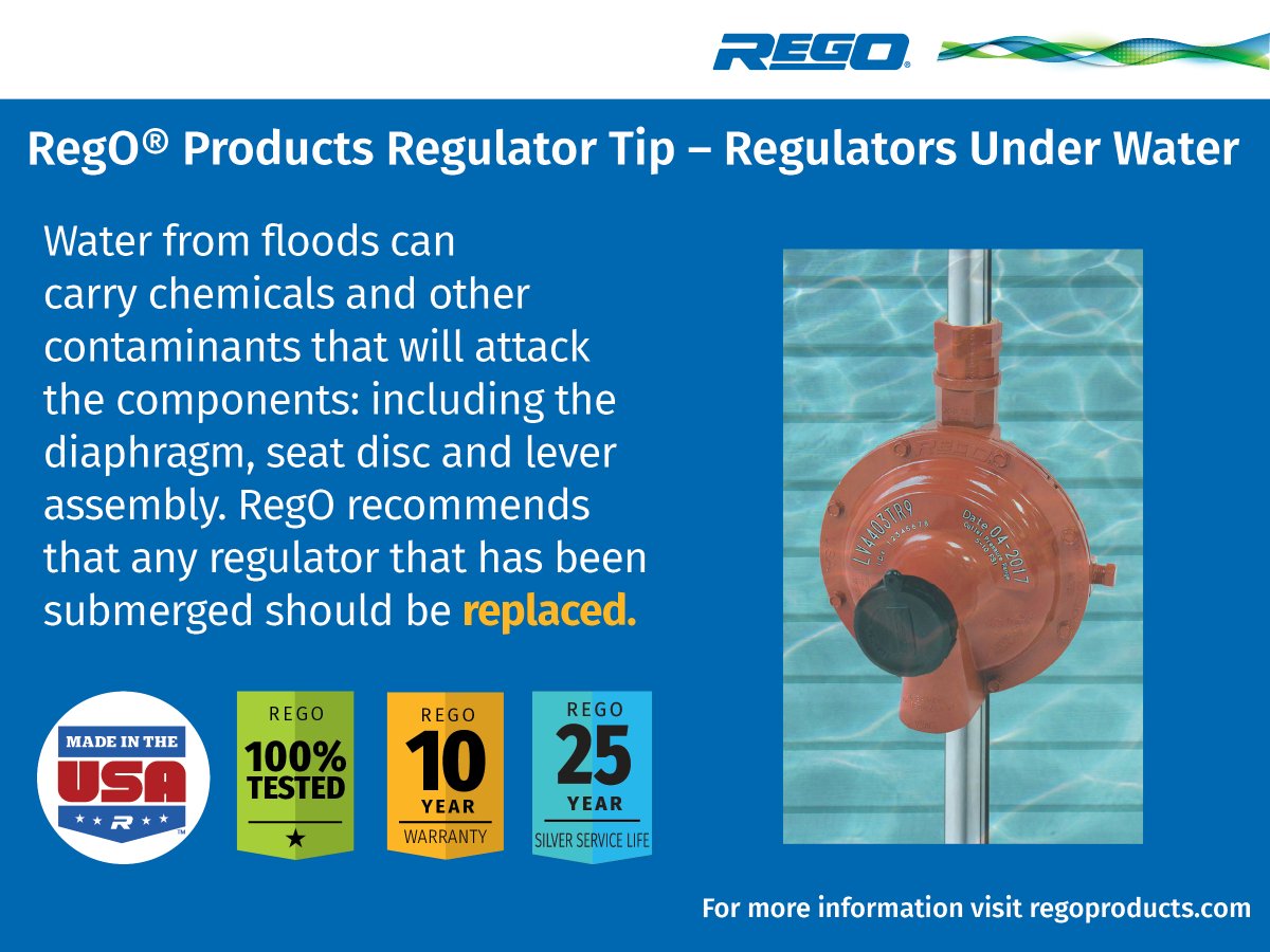 RegO sends our thoughts and support to those impacted by hurricane Ida. RegO and our distribution partners are well stocked with supplies for propane systems to help impacted home and communities recover as quickly as possible. pages.regoproducts.com/rego-lpg-regul… 
regoproducts.com/lpg/distributo…