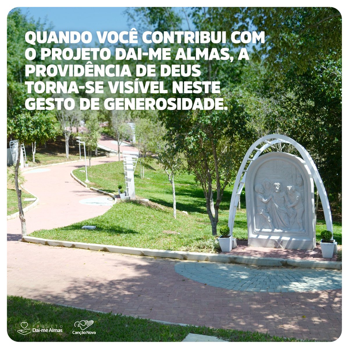 Cada pessoa que contribui com um pouco, ajuda a Canção Nova a apresentar o Evangelho a inúmeras pessoas.

Se você ainda não é sócio evangelizador, torne-se um agora mesmo!

Acesse▶ clube.cancaonova.com ou entre em contato pelo telefone (12) 3186-2600, que também é whatsapp.